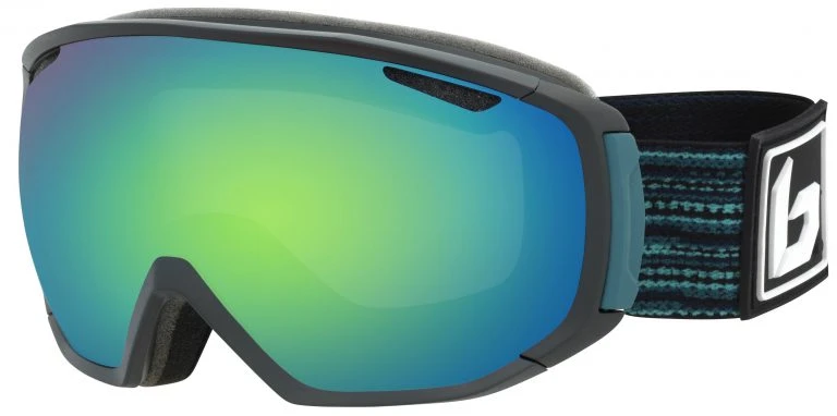 Bollé Tsar Blue Matrix Green Emerald Skibril Goggle S2 Lens 1 Bollé Tsar Blue Matrix Green Emerald Skibril Goggle S2 Lens
