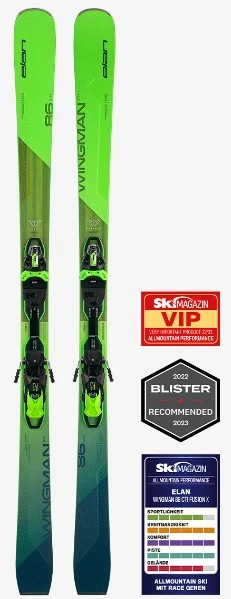 Elan Wingman 86 CTi All Mountain Carve Ski 2023 3 Elan Wingman 86 CTi All Mountain Carve Ski 2023 - Afbeelding 3