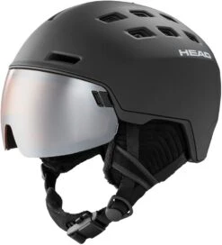 Head Radar Vizierhelm Black Comfortabele Skihelm