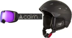 Cairn Maverick All Mountain Skihelm Dames Heren Zwart -Blizzard Winkel Shuffle black Pearl EvoLight NXT black purple 768x408 1