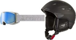 Cairn Maverick All Mountain Skihelm Dames Heren Zwart -Blizzard Winkel Shuffle black Pearl EvoLight NXT mat white blue 768x408 1