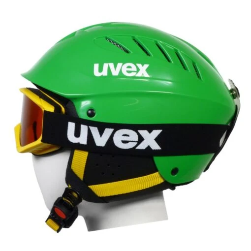 Uvex Junior Set Skihelm En Skibril Gecombineerd In Een Set -Blizzard Winkel junior set green 2 1 1 768x768 1
