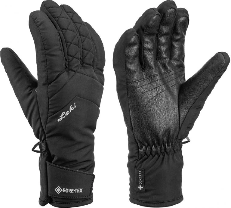 Leki Sveia GTX Lady Zwarte Warme Dames Skihandschoenen 1 Leki Sveia GTX Lady Zwarte Warme Dames Skihandschoenen