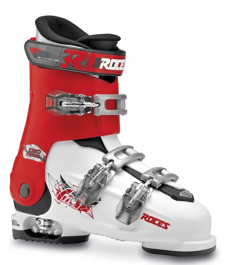 Roces IDEA Up White Red Black Verstelbare Kinderskischoenen 3 Roces IDEA Up White Red Black Verstelbare Kinderskischoenen - Afbeelding 3
