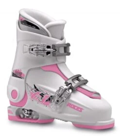 Roces IDEA Up White Deep Pink Skischoen Die Meegroeit 30-35