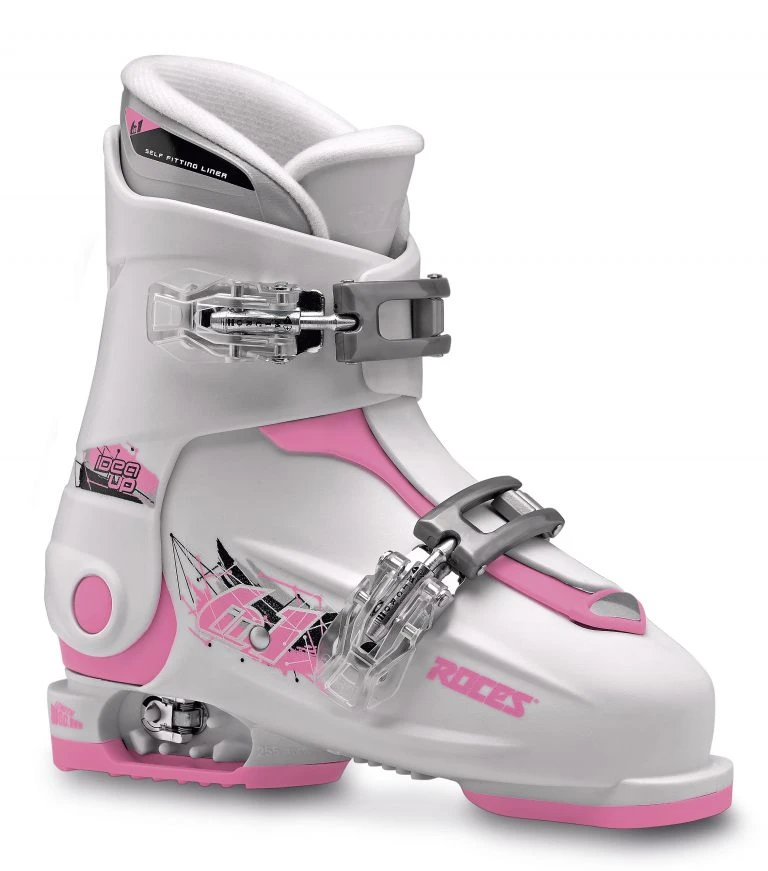 Roces IDEA Up White Deep Pink Skischoen Die Meegroeit 30-35 1 Roces IDEA Up White Deep Pink Skischoen Die Meegroeit 30-35