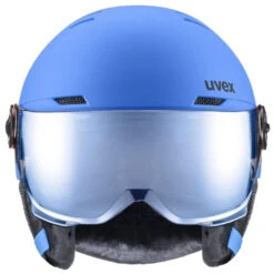 Uvex Rocket Junior Visor Vizierhelm Voor Kinderen -Blizzard Winkel uvex kids rocket visor skihelm detail 4 768x767 1