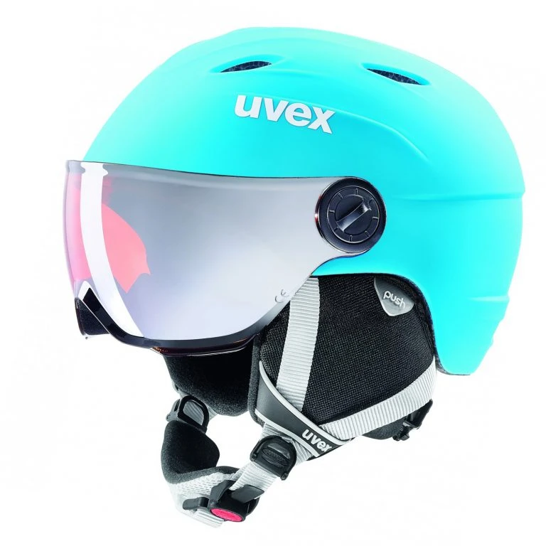 Uvex Junior Visor Pro Kindervizierhelm Liteblue White 1 Uvex Junior Visor Pro Kindervizierhelm Liteblue White
