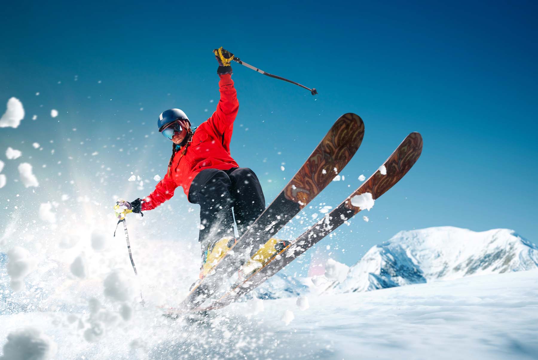 Blizzard Winkel -Blizzard Winkel skiiing